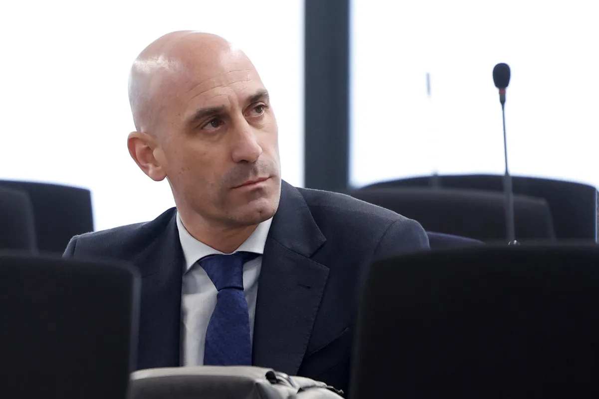 Luis Rubiales, durante su juicio.