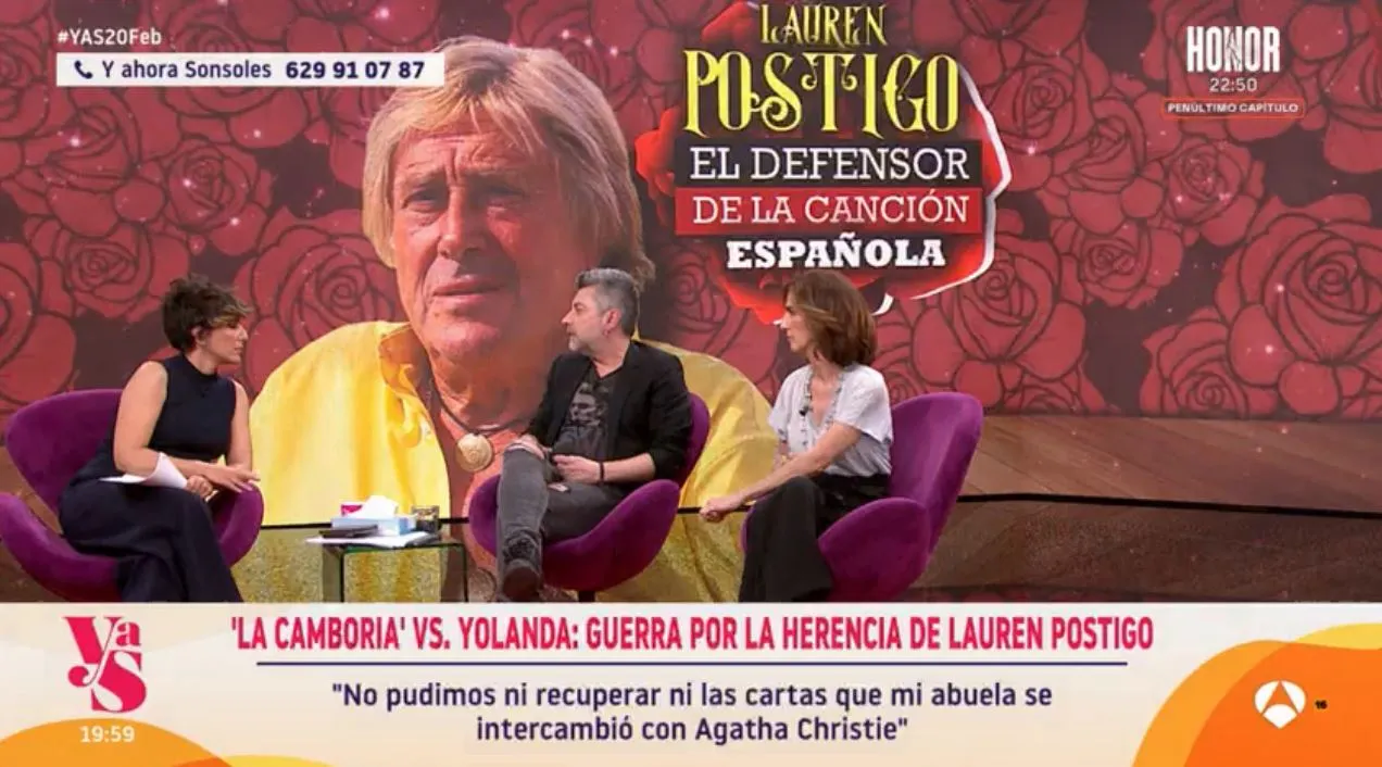 Frank Postigo en 'Y ahora, Sonsoles'.