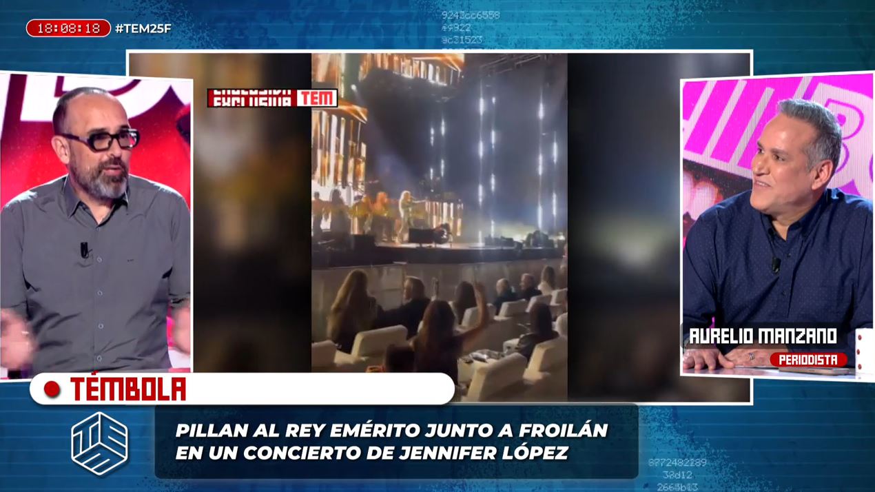 Froilán y Juan Carlos I asistieron a un concierto de Jennifer Lopez en Abu Dabi.