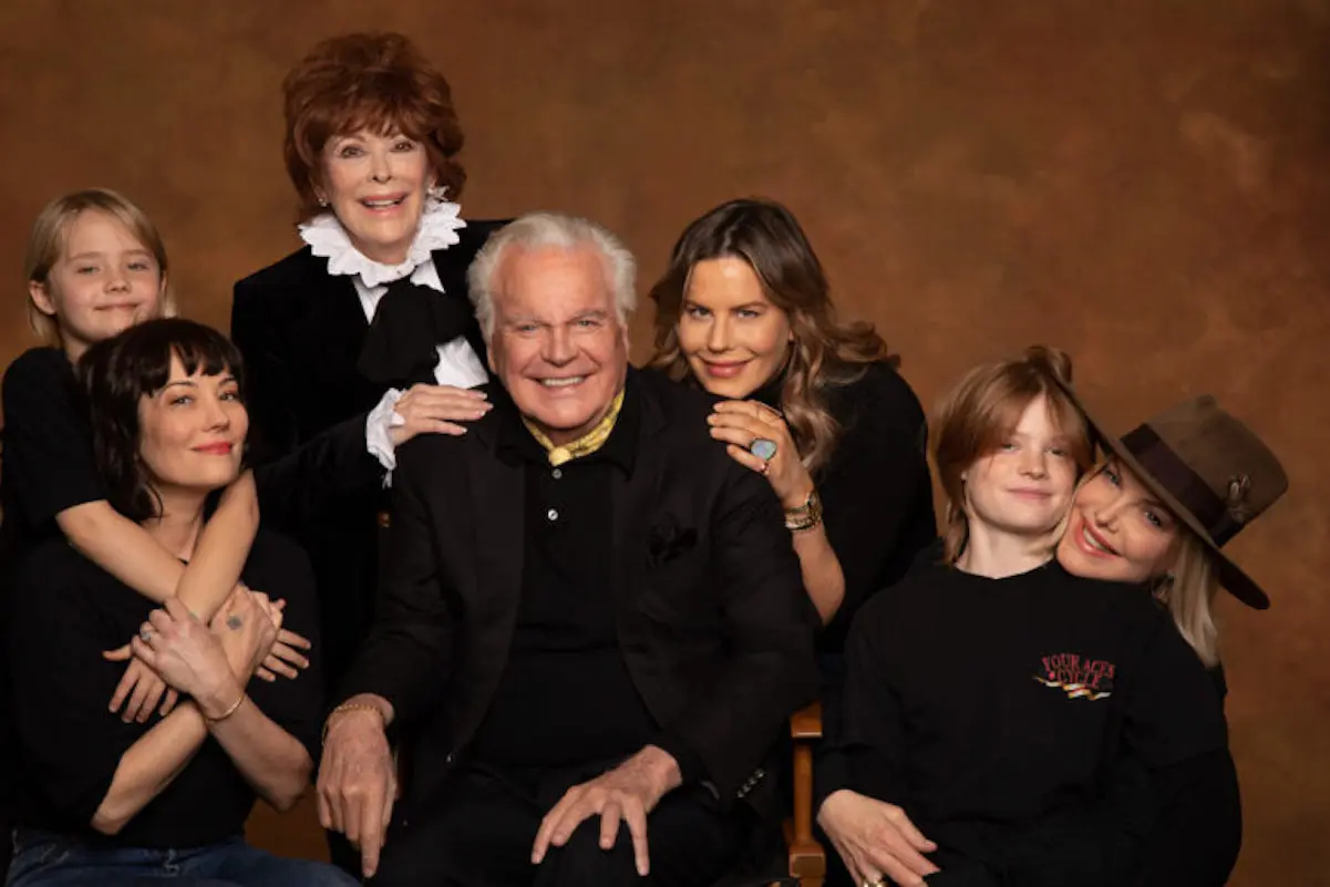 Robert Wagner con su familia