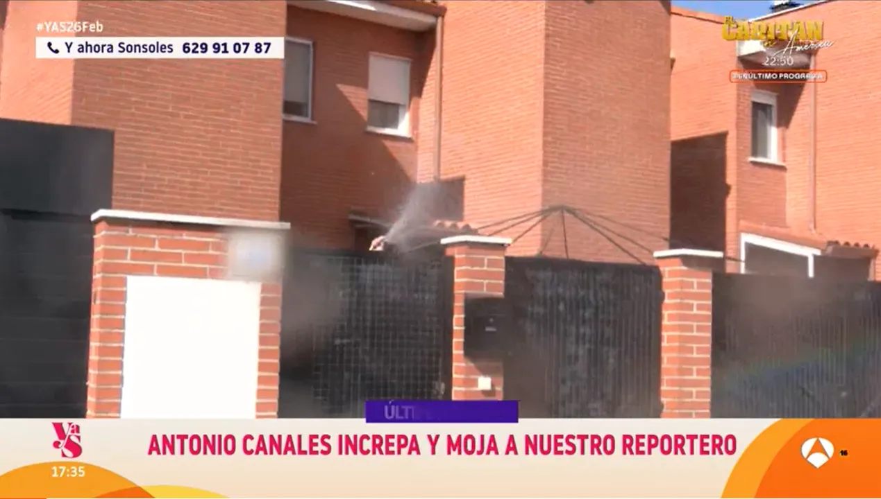 Y ahora Sonsoles cubriendo la noticia de la desokupación de Antonio Canales