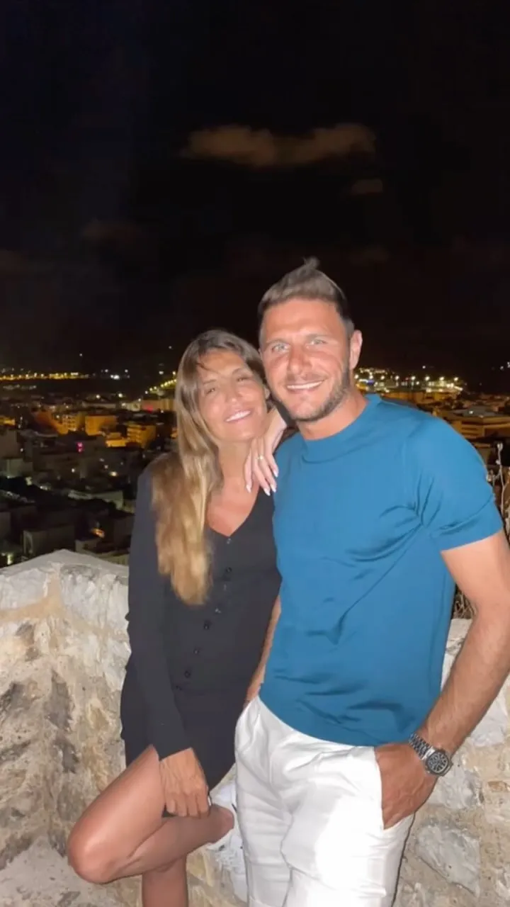 Susana Saborido y Joaquín en una imagen de redes sonrientes