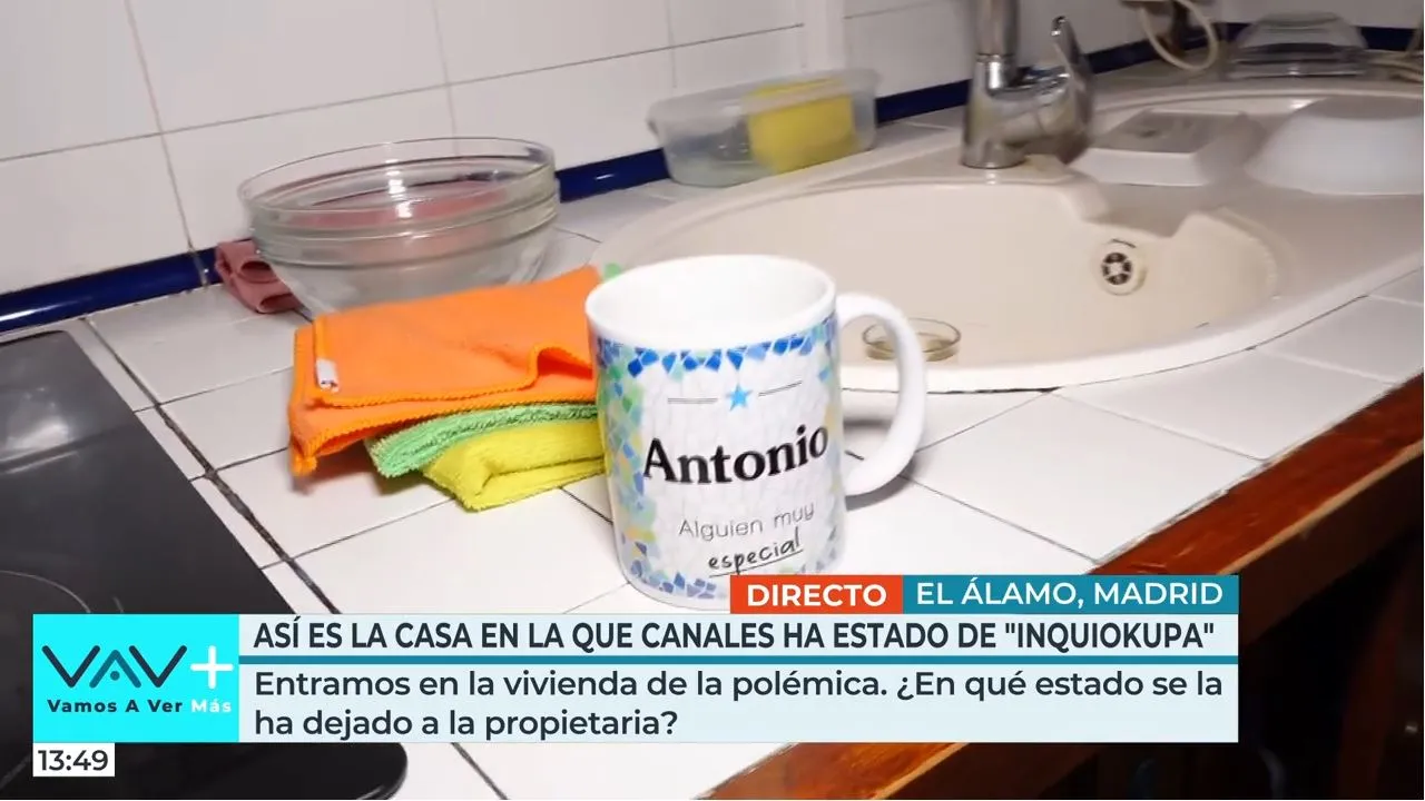 La casa en la que Antonio Canales ha sido 'inquiokupa'.