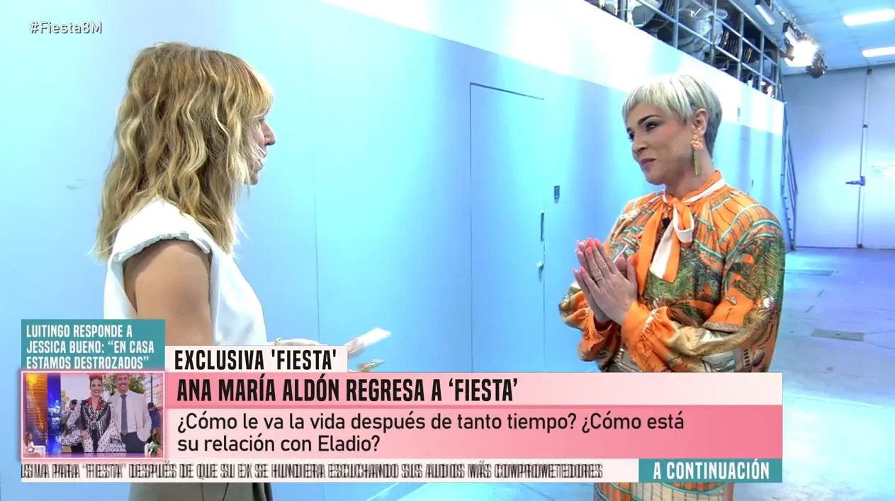 Ana María Aldón vuelve a 'Fiesta'.