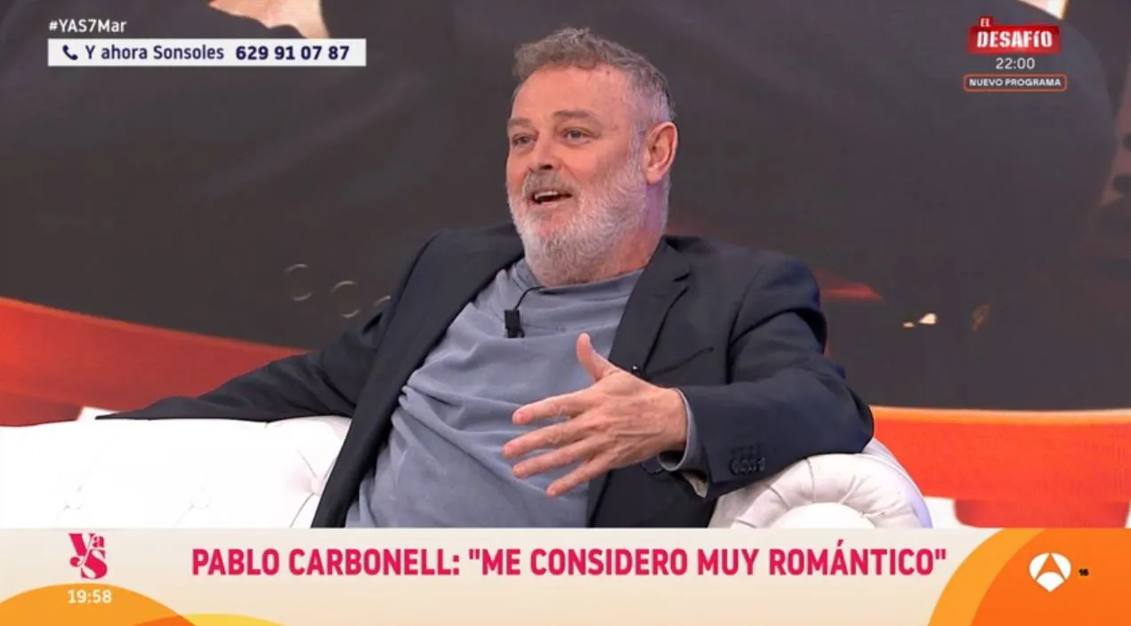 Pablo Carbonell en 'Y ahora, Sonsoles'.