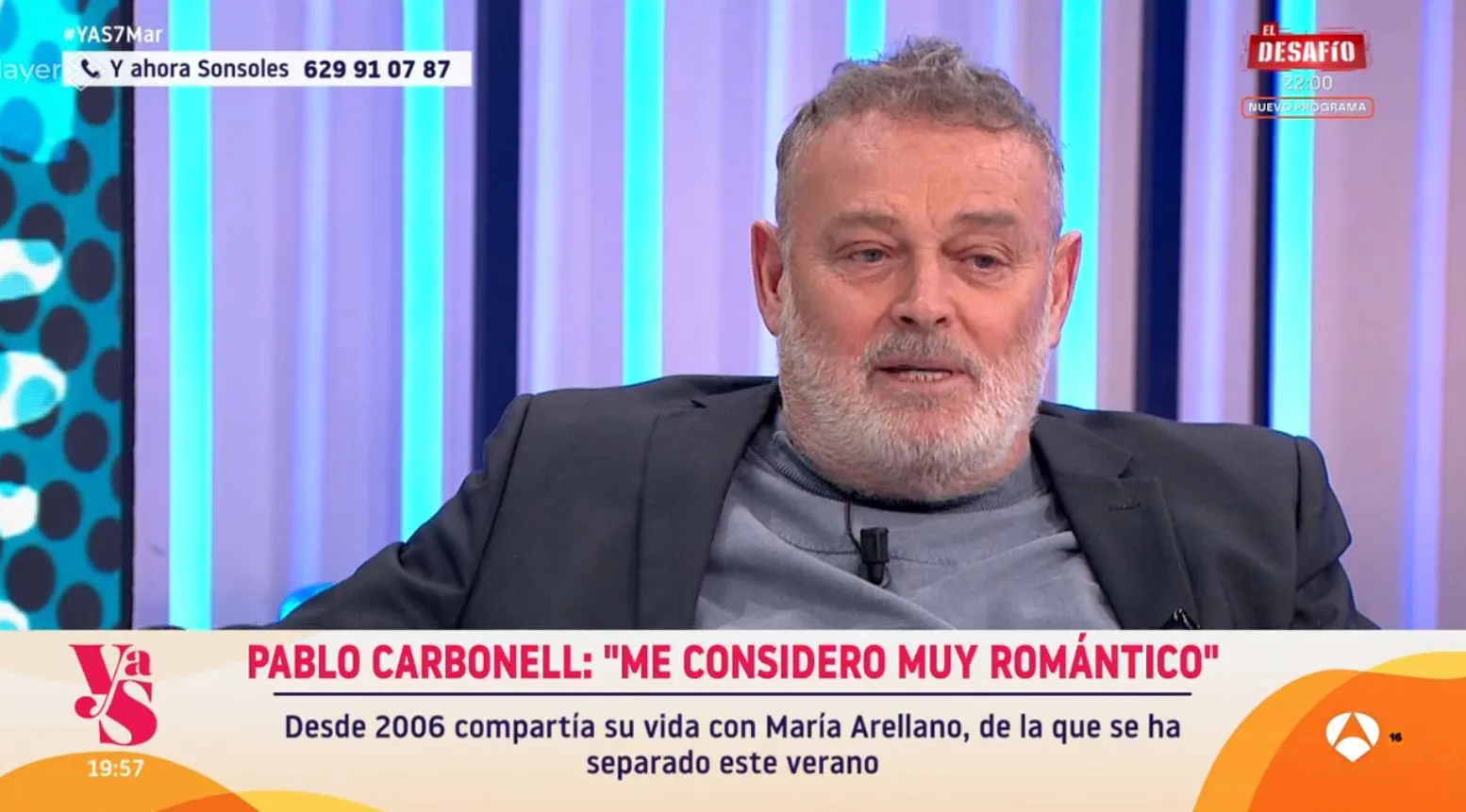 Pablo Carbonell en 'Y ahora, Sonsoles'.