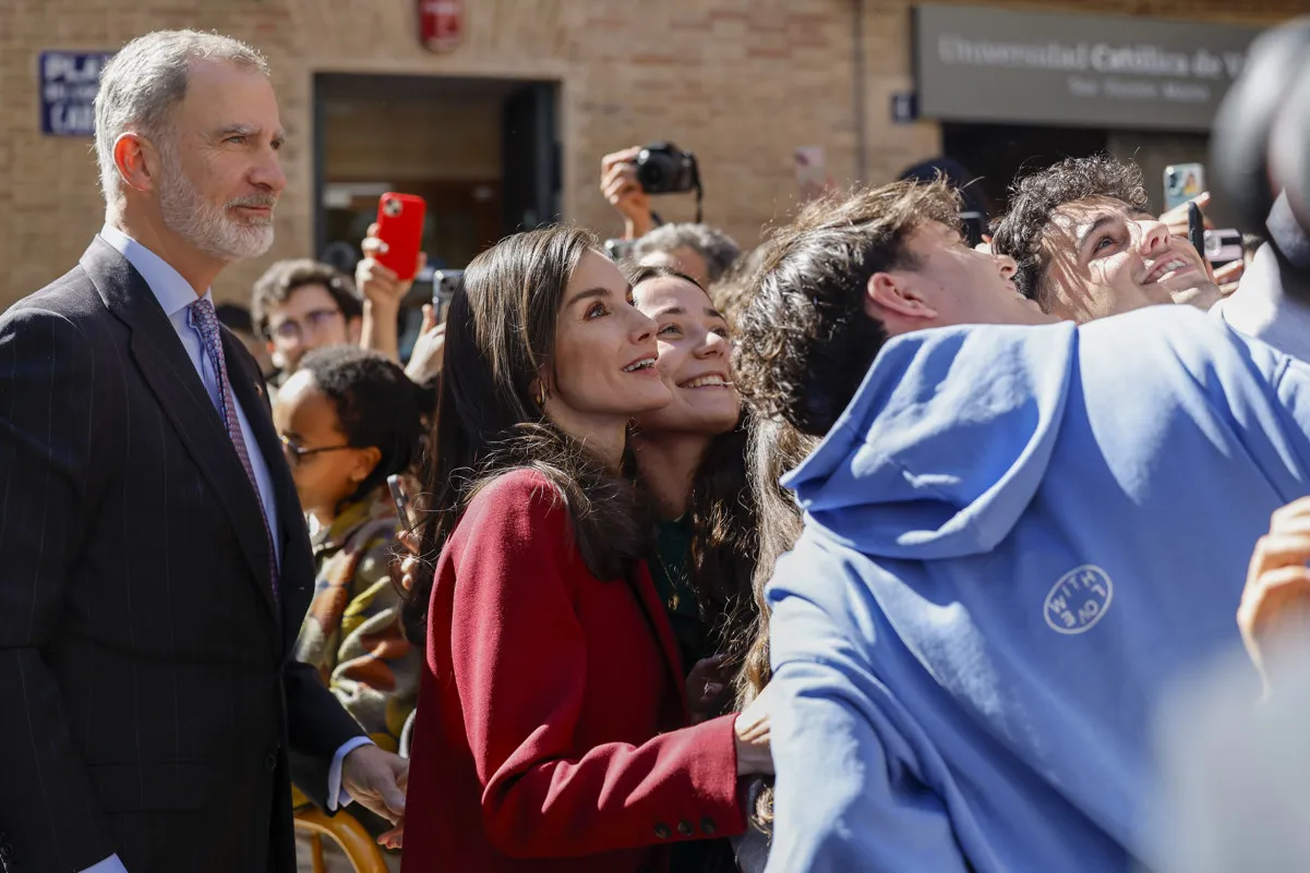 Felipe y Letizia han vuelto hoy a Valencia.