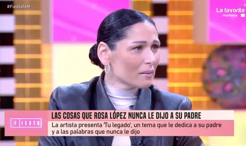 Rosa López, preocupada por la salud de su madre: "Ayer estaba en el hospital"