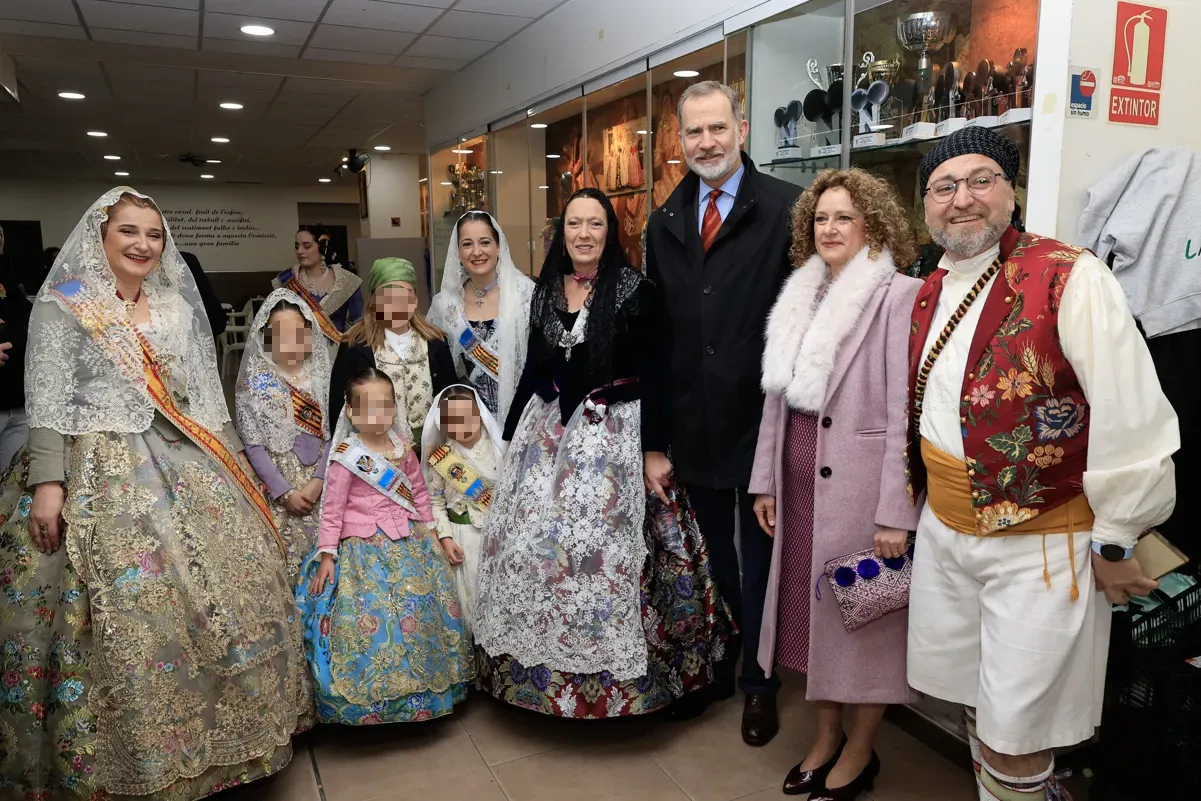 Felipe VI en su visita a Torrent (Valencia).