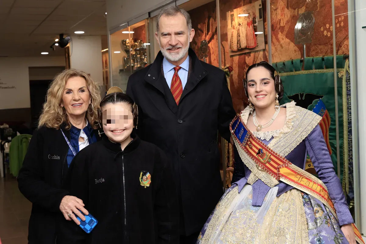 Felipe VI en su visita a Torrent (Valencia).