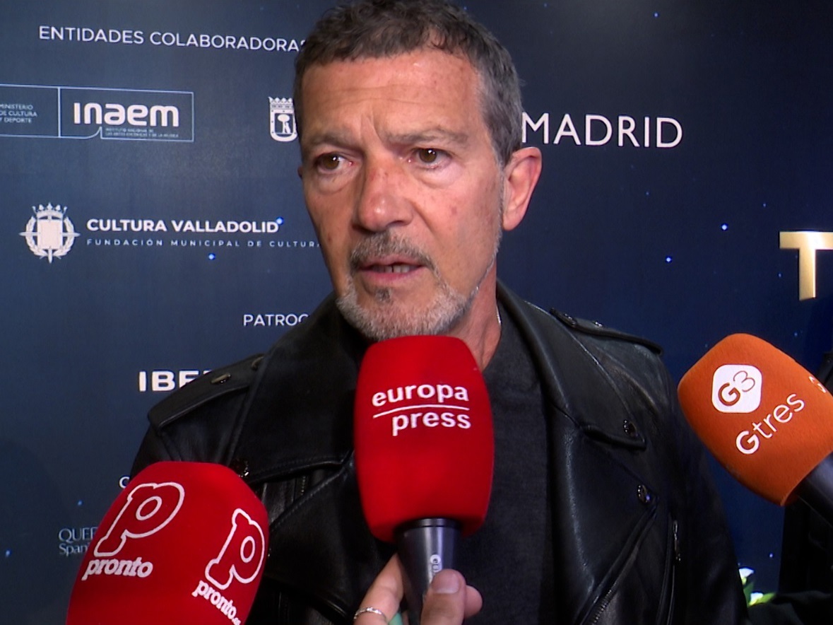 Antonio Banderas, en la fiesta de los nominados de los Premios Talía de las Artes Escénicas.