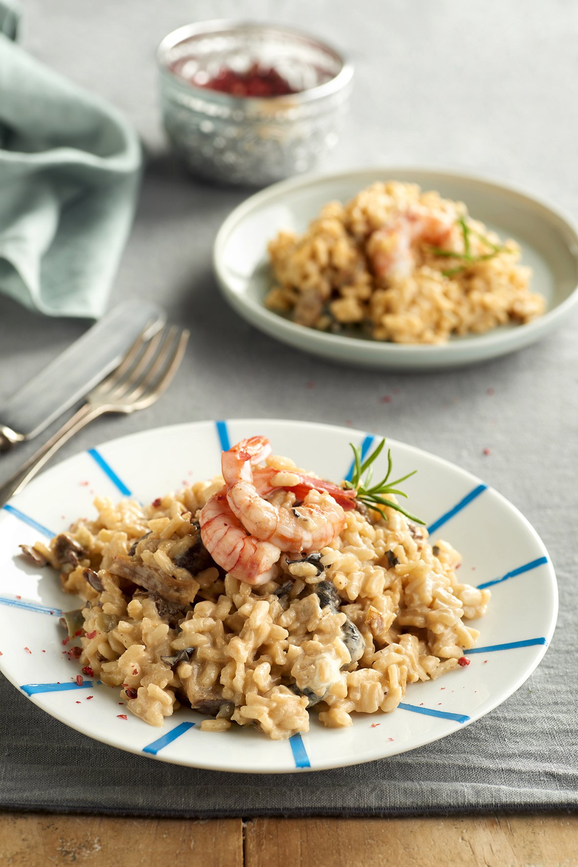 Risotto Receta Risotto De Gambas Y Setas 2467