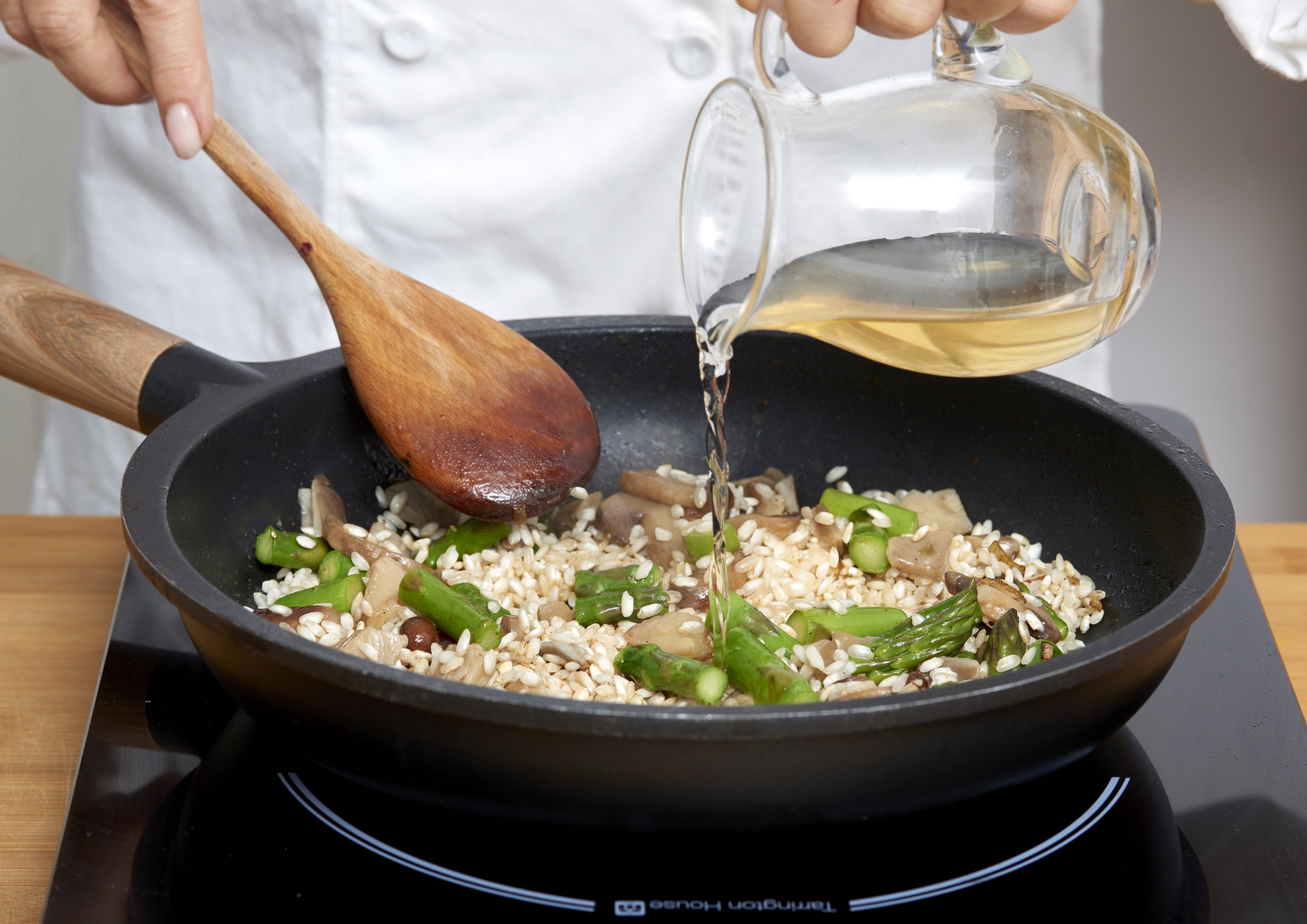 Risotto con trigueros paso 3