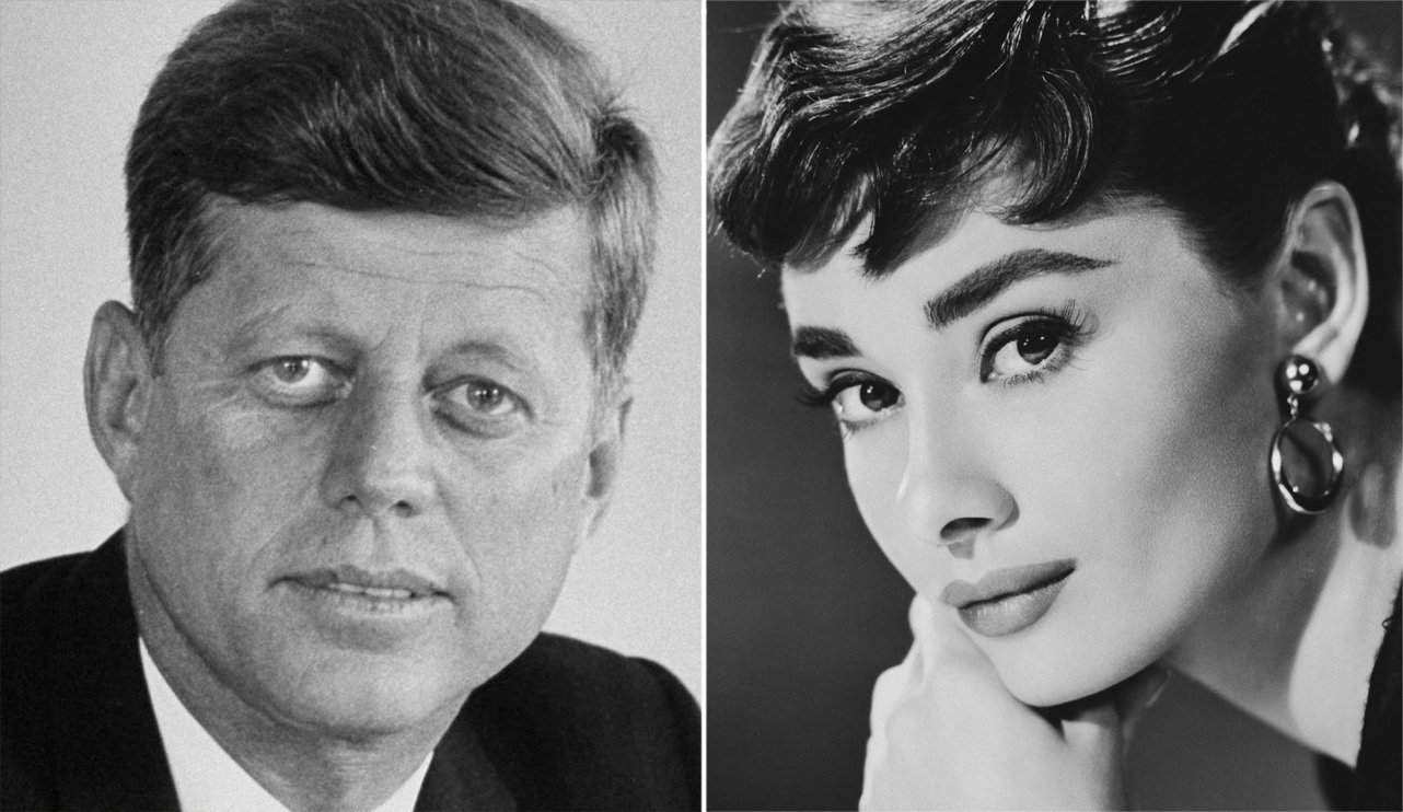 John F Kennedy Y Audrey Hepburn Tuvieron Un Romance Secreto.
